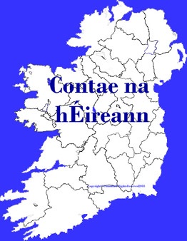 Map Ireland counties