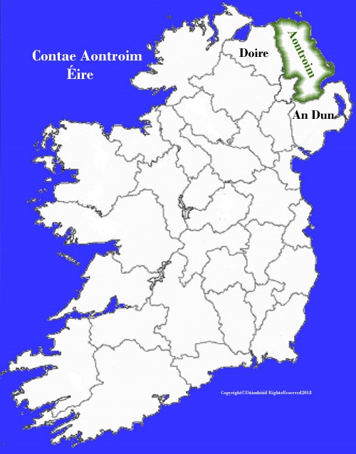 Map of Antrim