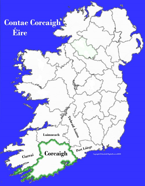 Cork county map