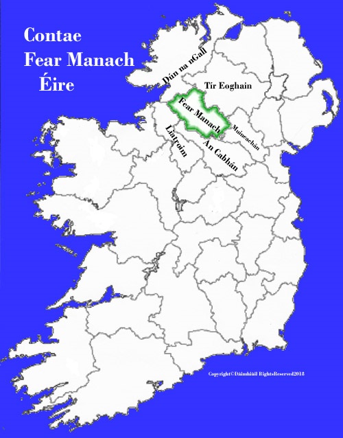 Fermanagh county map