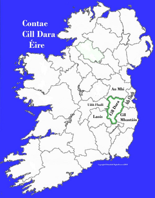 Kildare county map