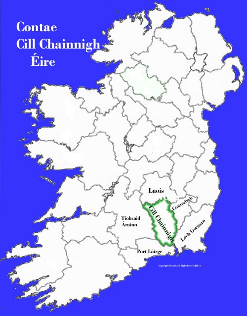 Kilkenny county map