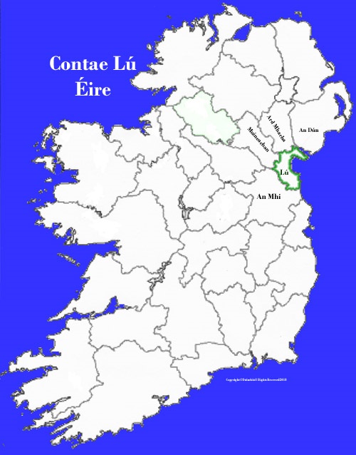 Map of Louth county
