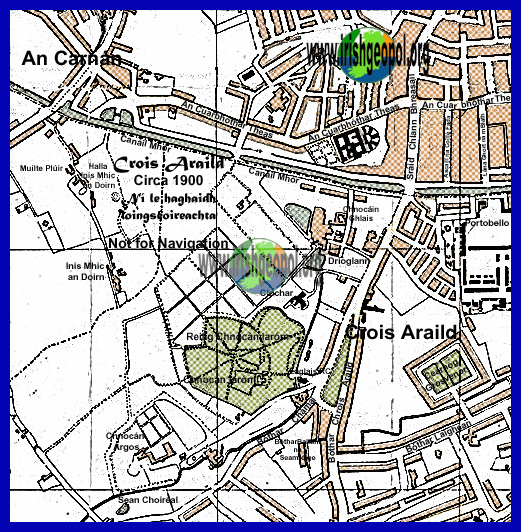 Map of Harold Cross Dublin.