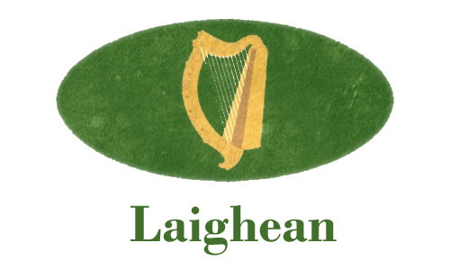 Leinster flag type badge with text