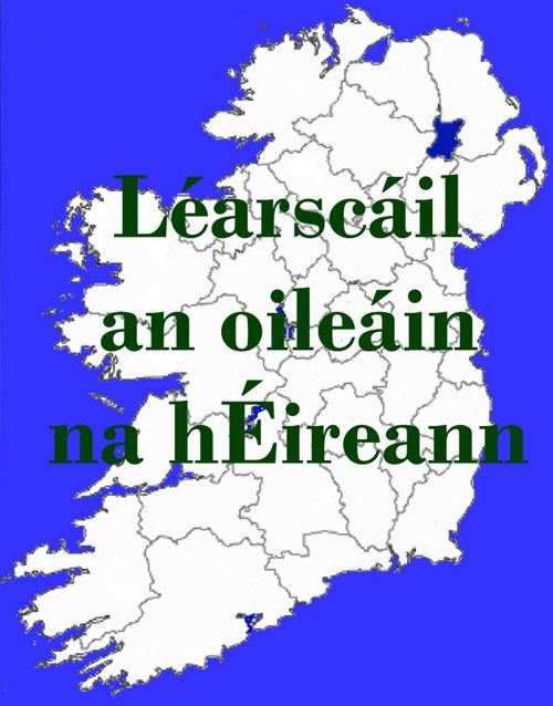 Map of the island of Ireland