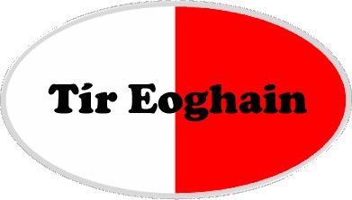 Tyrone county flag type badge